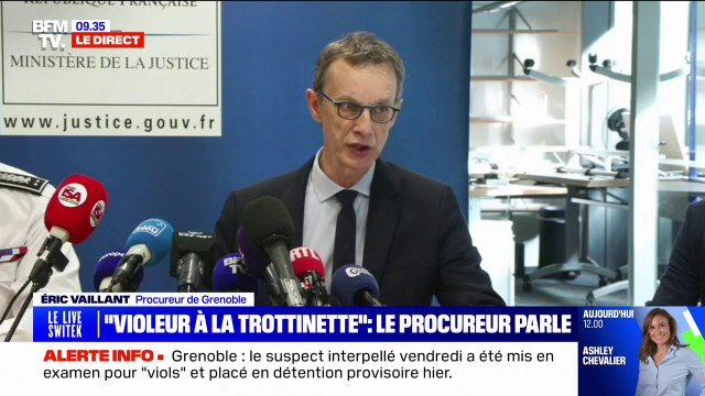 Violeur à la trottinette : le suspect mis en examen a reconnu un seul fait de viol , annonce le procureur de Grenoble