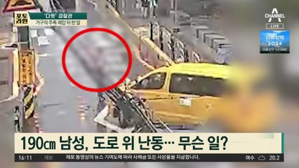 ‘다윗’ 경찰관의 용기…거구의 주폭 제압 뒤 한 말