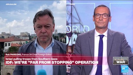 Israel says 'far from stopping' Gaza operations despite troops pulling out of south