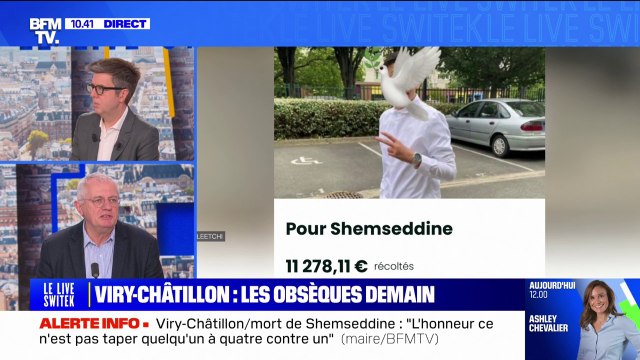 Mort de Shemseddine à Viry-Châtillon: On envisage une marche blanche vendredi après-midi , déclare le maire de la ville Jean-Marie Vilain
