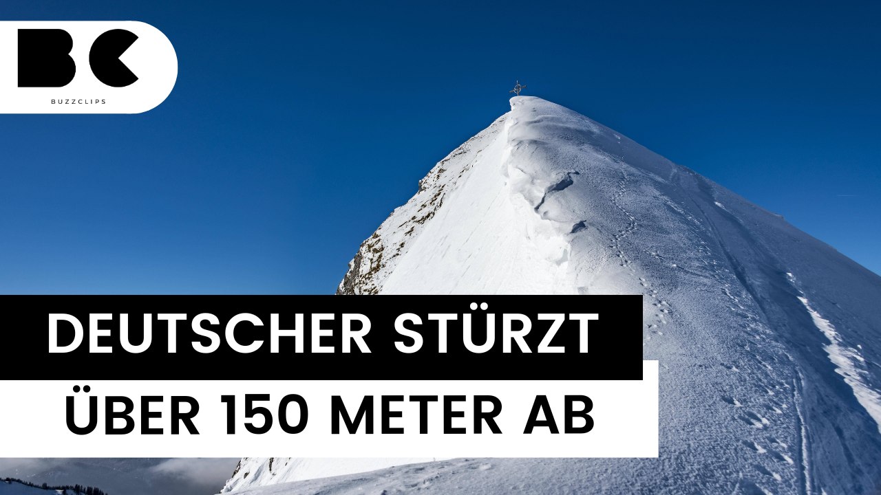 Alpen: wanderer stirbt nach 150-meter-sturz