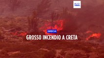 Grecia: decine di incendi boschivi nel Paese, la maggior parte a Creta