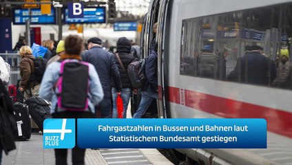 Fahrgastzahlen in Bussen und Bahnen laut Statistischem Bundesamt gestiegen