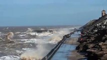 Wild weather in Blackpool