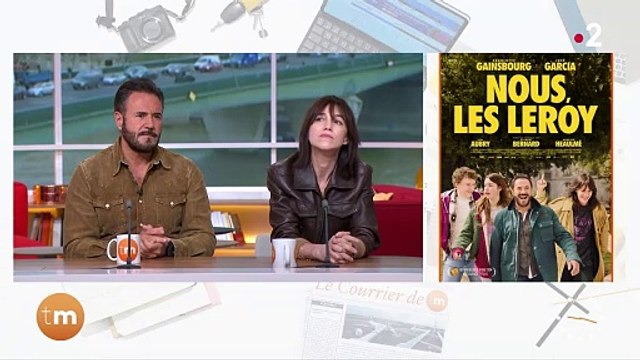 Charlotte Gainsbourg et José Garcia étaient invités dans l'émission Télématin.