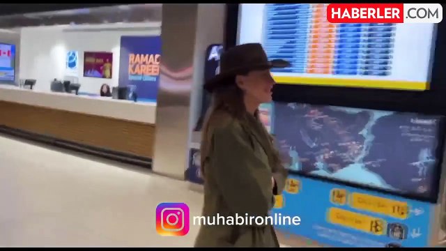 Serenay Sarıkaya ve Mert Demir tatil dönüşü görüntülendi! Havalimanından ayrı ayrı çıktılar