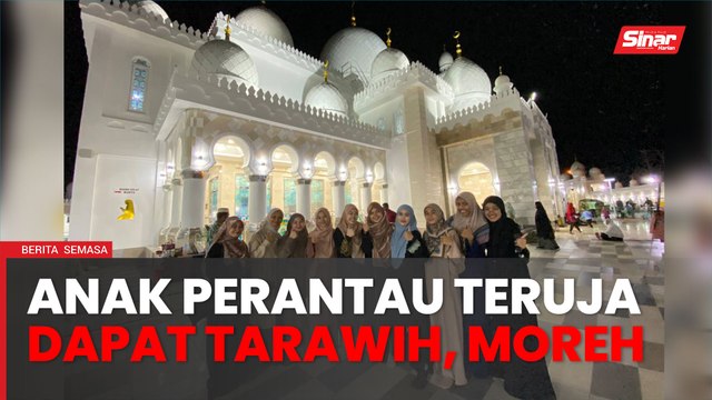 Perantau teruja bertarawih di Masjid Imanul Fa'izin