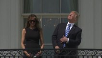 Trump stares directly at solar eclipse without protective eyewear in resurfaced video