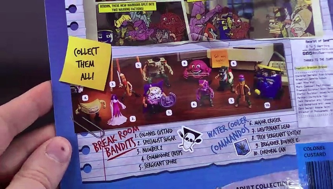 9to5 Warriors Breakroom Bandits Colonel Custard