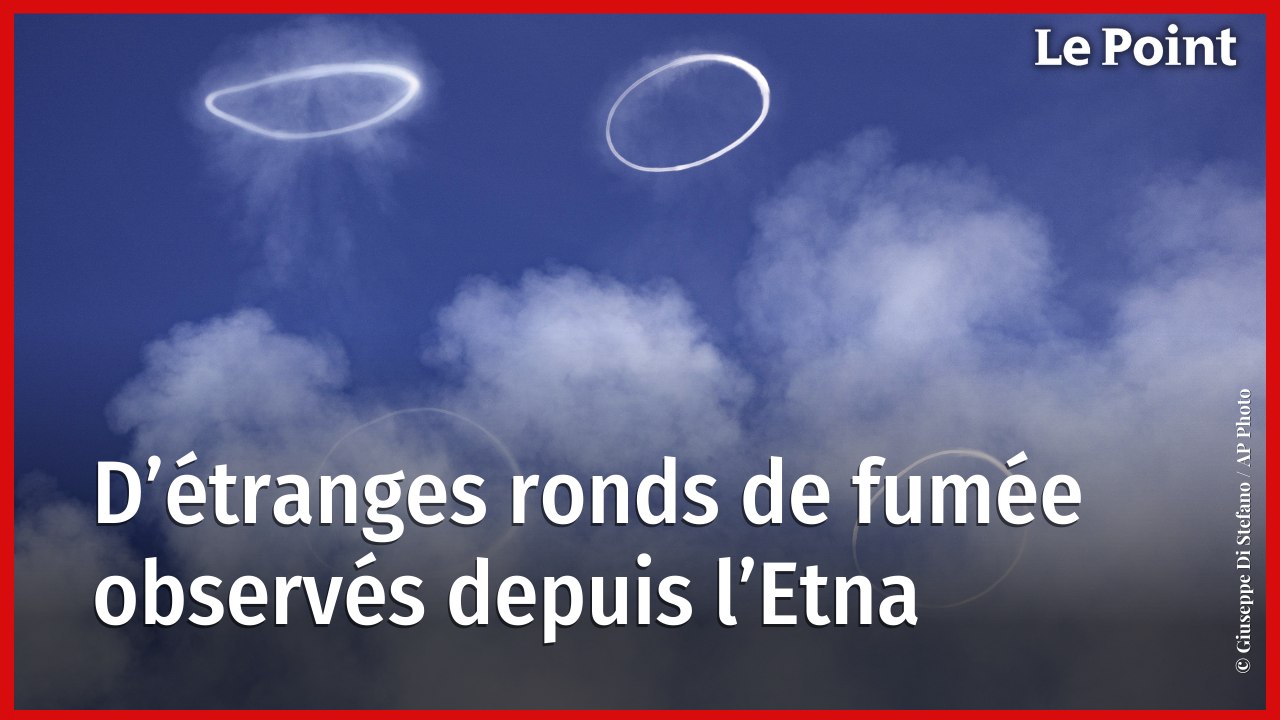 Italie : le volcan Etna crache d’étranges ronds de fumée