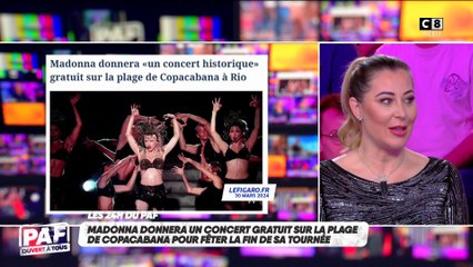 Madonna donnera un concert gratuit sur la plage de Copacabana pour fêter la fin de sa tournée