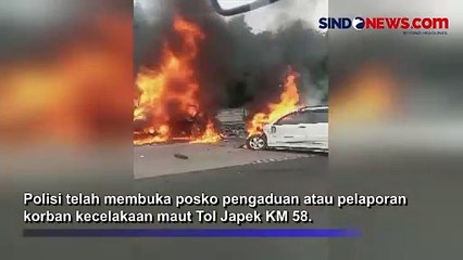 Polisi Dirikan Posko Kecelakaan Maut Tol Japek KM 58 di RSUD Karawang, Keluarga Diharap Melapor