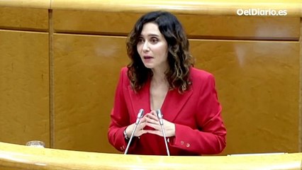 Ayuso pide "reaccionar a tiempo" ante una ley de amnistía que considera "un golpe contra la unidad nacional" y "la democracia"