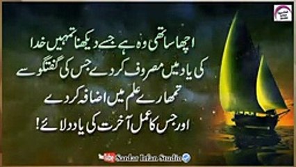 Chalte Phirte Ye Surat Par Le (Take it at a word while walking) Urdu Quotes _144p