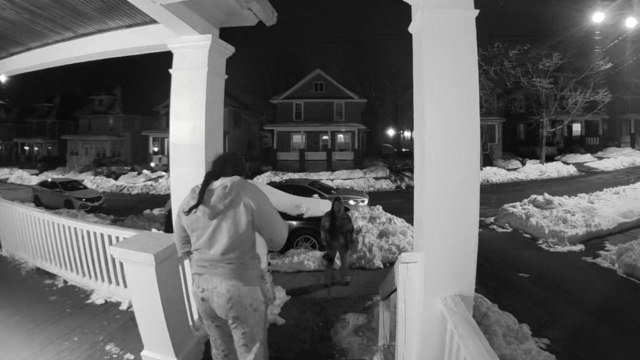 Lady's nasty fall down steps is captured by Ring doorbell camera