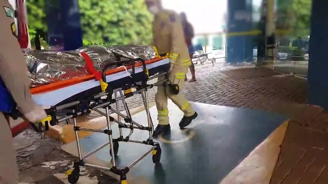 Criança atropelada no Periolo sofreu múltiplas fraturas e foi encaminhada com urgência ao HUOP