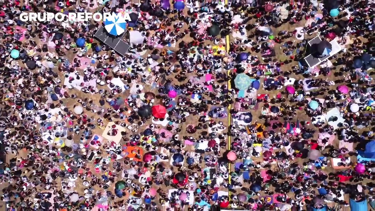 Ojo Drone:  Abarrotan pícnic por eclipse