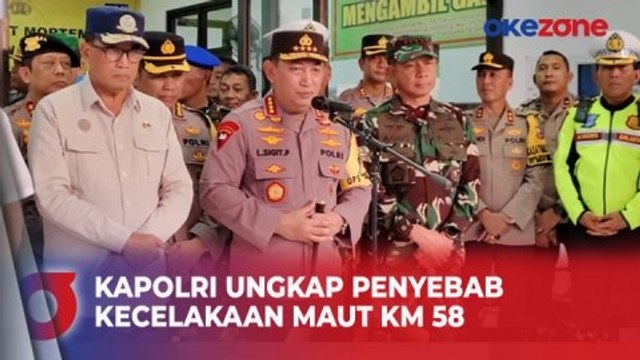 Kapolri: Kecelakaan Maut Tol Japek KM 58 Dipicu Grandmax Keluar dari Contraflow