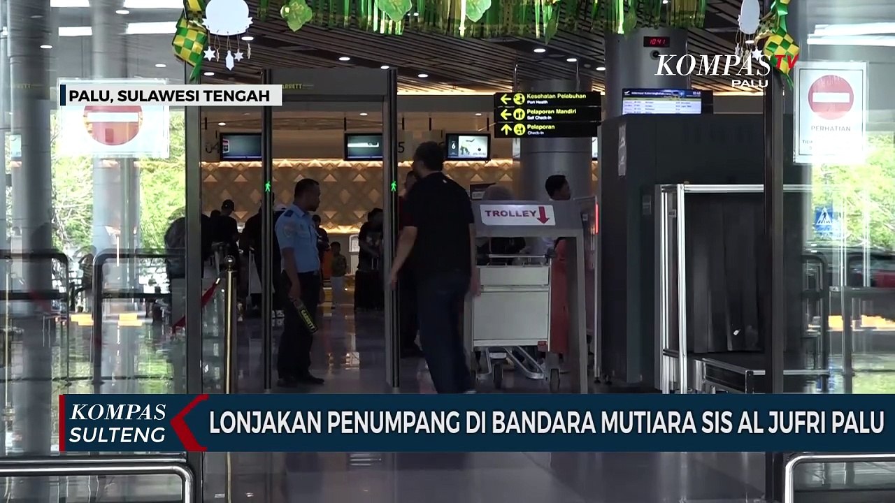 Lonjakan Penumpang di Bandara Mutiara Sis Al Jufri Palu
