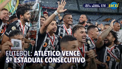 Atlético vira sobre o Cruzeiro e é pentacampeão mineiro