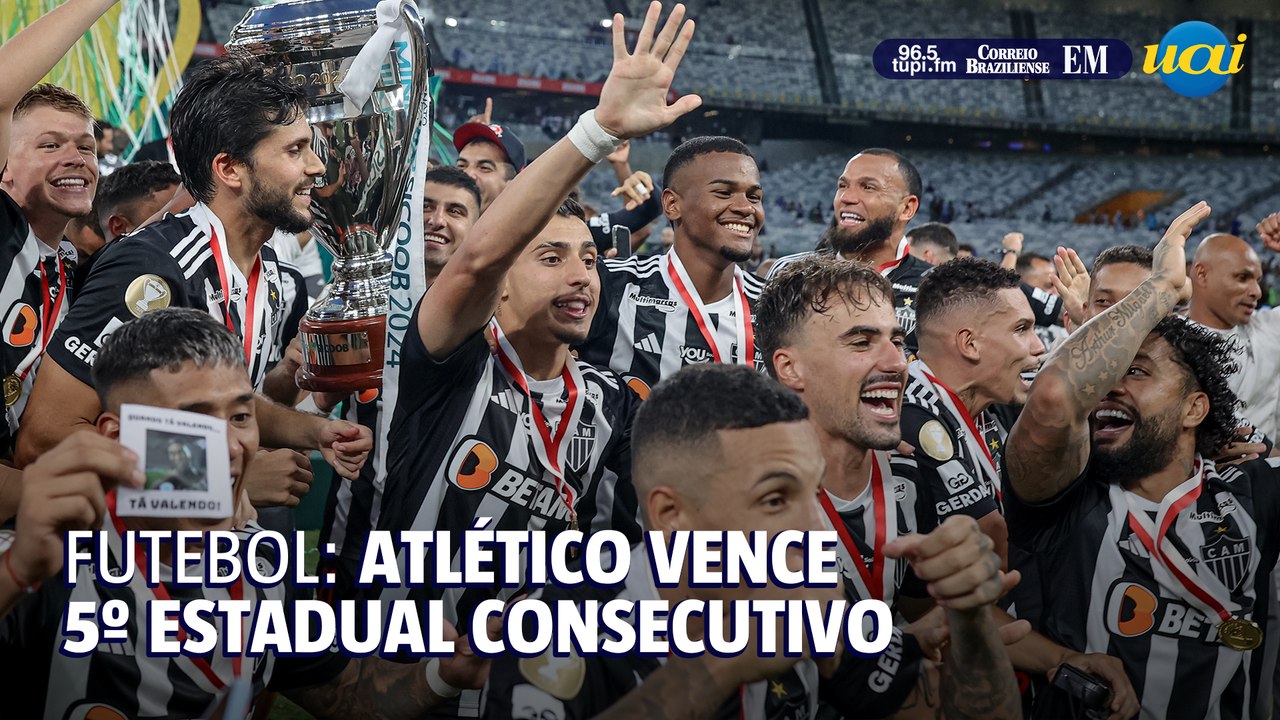 Atlético vira sobre o Cruzeiro e é pentacampeão...