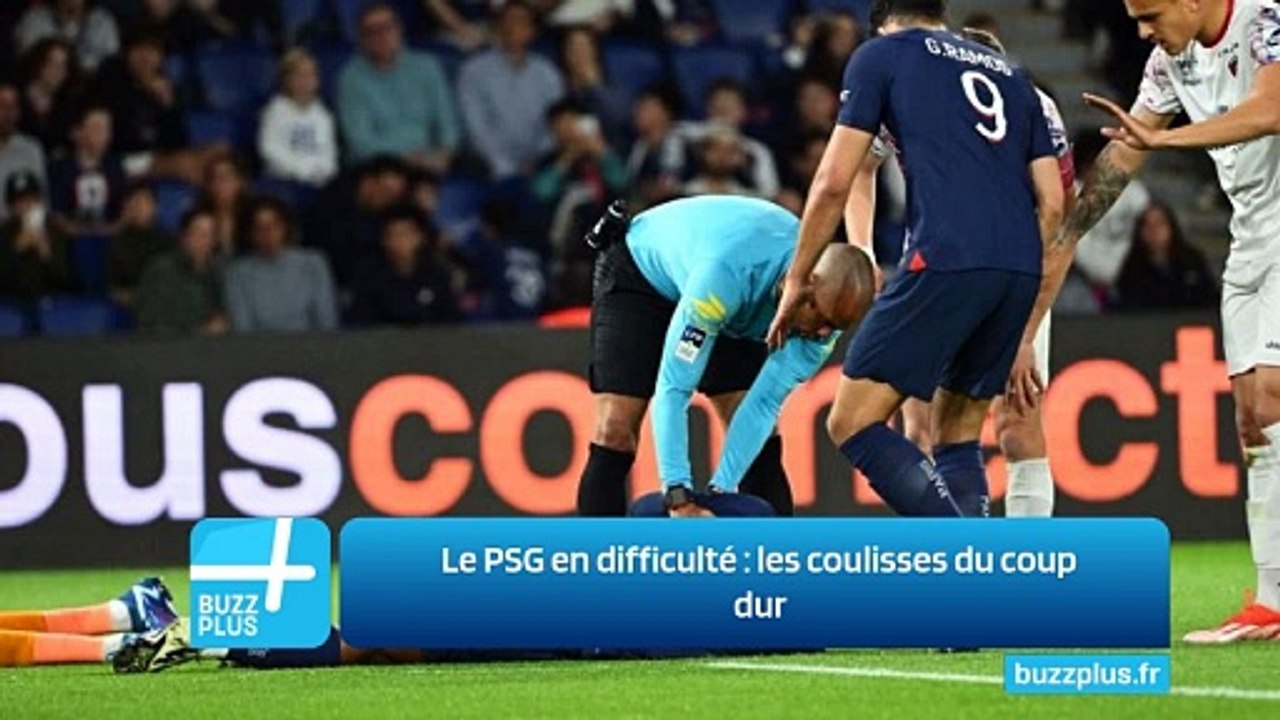 Le PSG en difficulté : les coulisses du coup dur