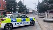 Manhunt after fatal stabbing in shopping centre