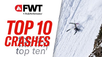 Top 10 Crashes of the 2024 Freeride World Tour