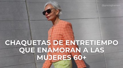 Chaquetas de entretiempo que enamoran a las mujeres 60+
