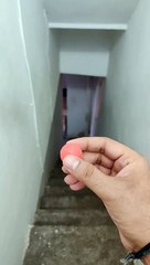 Throwing crazy ball gone wrong