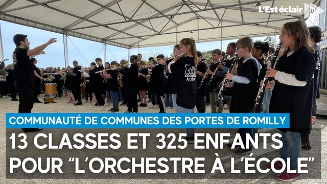L'Orchestre à l’école déployé dans 13 classes du secteur de Romilly-sur-Seine