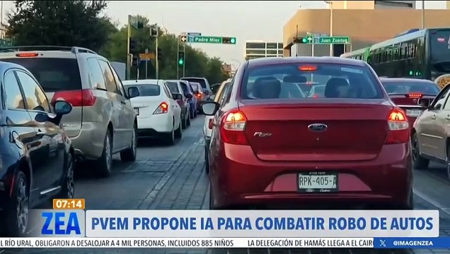 PVEM propone Inteligencia artificial para combatir robo de autos