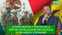 Consecuencias y efectos de la ruptura de relaciones diplomáticas entre México y Ecuador ?