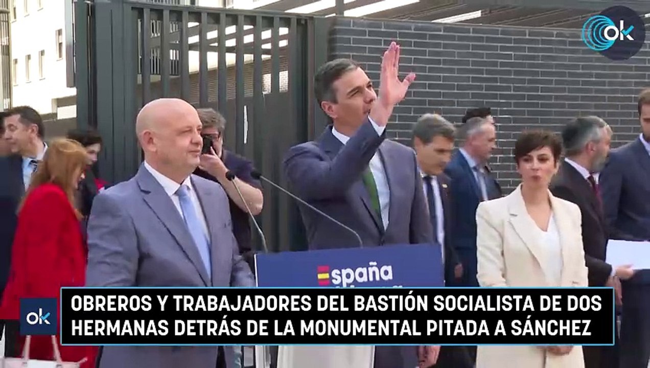 Obreros y trabajadores del bastión socialista de Dos Hermanas detrás de la monumental pitada a Sánchez