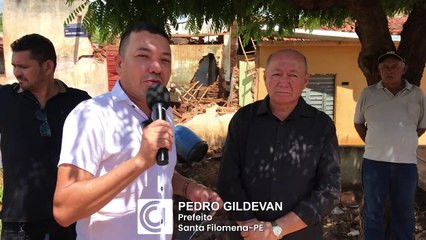 CHUVAS SOCORRO: PEDRO GILDEVAN, PREFEITO DE SANTA FILOMENA