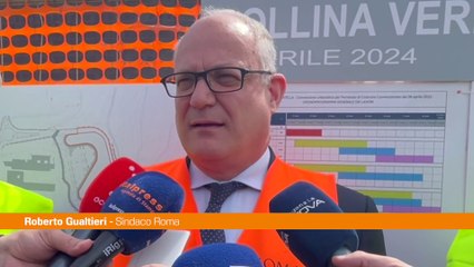 Download Video: Demolizione ex Alitalia Roma, Gualtieri 