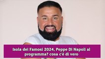 Isola dei Famosi 2024, Peppe Di Napoli al programma cosa c'è di vero