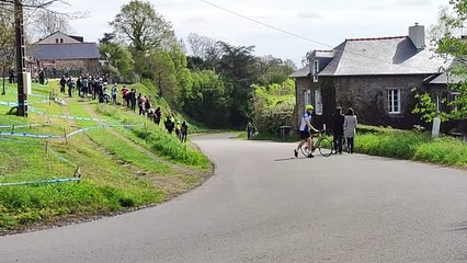 Départ coupe de Bretagne VTT à Saint Germain sur Ille