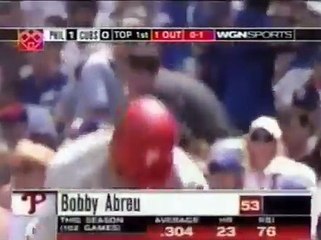 ¡El jonrón de Bob Abreu que retiró a Greg Maddux!