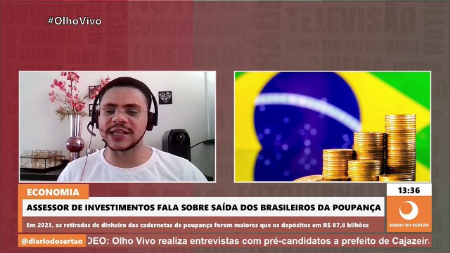 Assessor de investimentos Elan Nascimento avalia saída de brasileiros da poupança