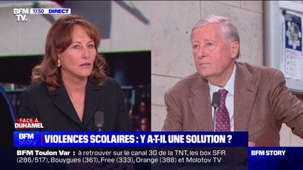 Ségolène Royal: "Il y a une montée indéniable de la violence entre les jeunes"