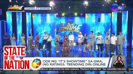 Pilot episode ng "It's Showtime" sa GMA, pumalo ang ratings; trending din online | SONA