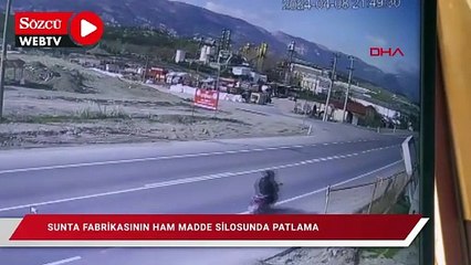 Bolu'da sunta fabrikasının ham madde silosunda patlama: 3 yaralı