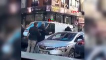 Güngören'de tartıştığı sürücüye baltayla saldırdı