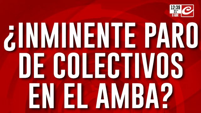 ¿Inminente paro de colectivos en el AMBA?