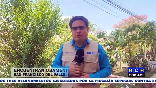 Encuentran osamenta humana en San Francisco del Valle, Ocotepeque