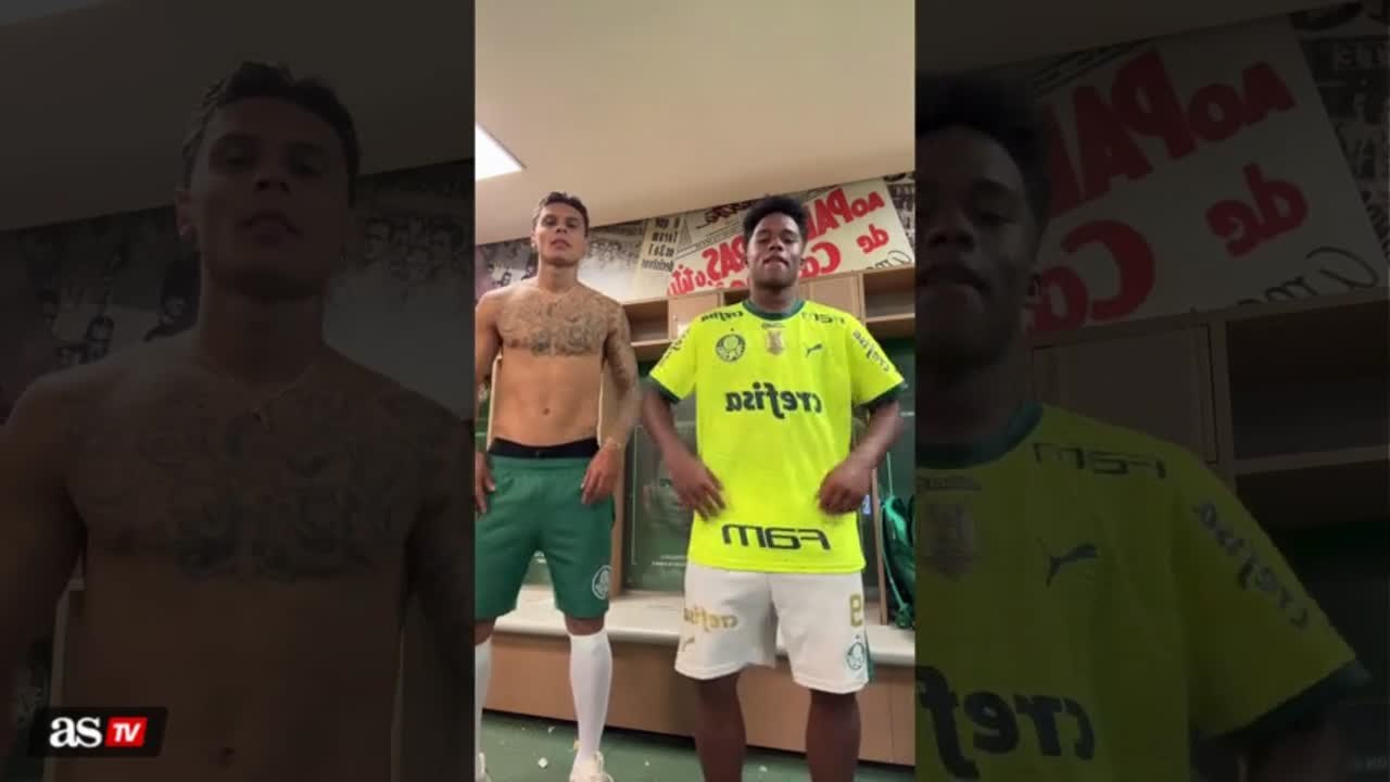Watch: Richard Rios and Endrick dance after Palmeiras win title - Vídeo ...