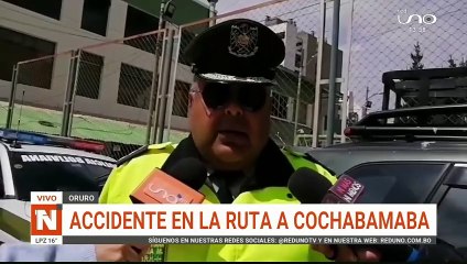 Accidente en ruta cbba