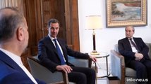 Il presidente siriano Assad incontra il ministro degli esteri iraniano
