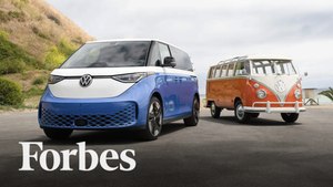 The Volkswagen ID. Buzz Reimagines A VW Classic As A First-Of-Its-Kind EV _ Forbes